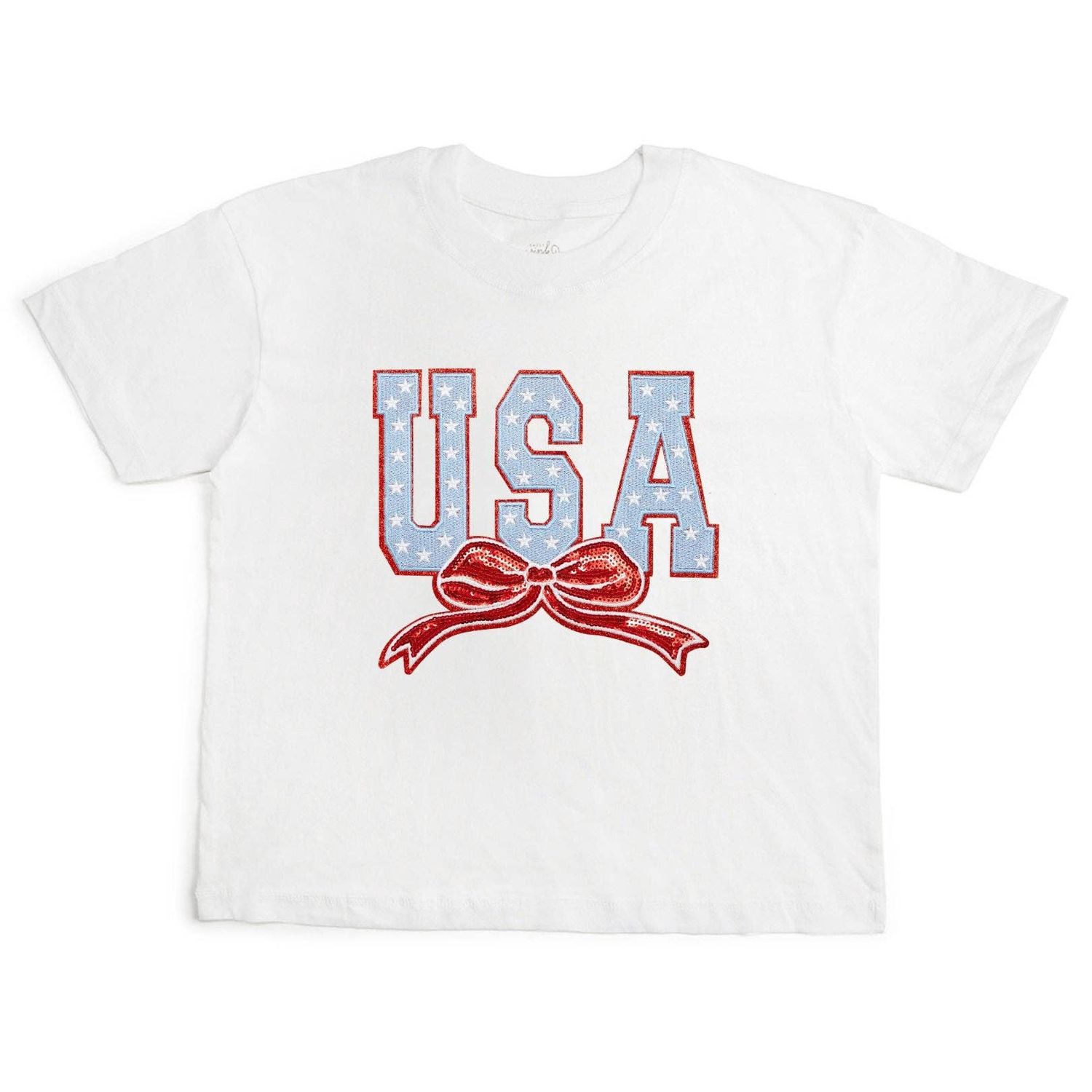 USA Stars &amp; Bow Patch WOMEN's  T-Shirt
