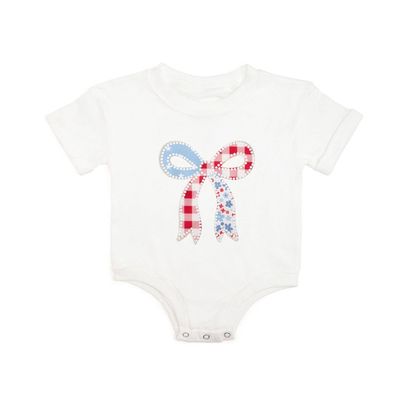 Patchwork Bow Romper