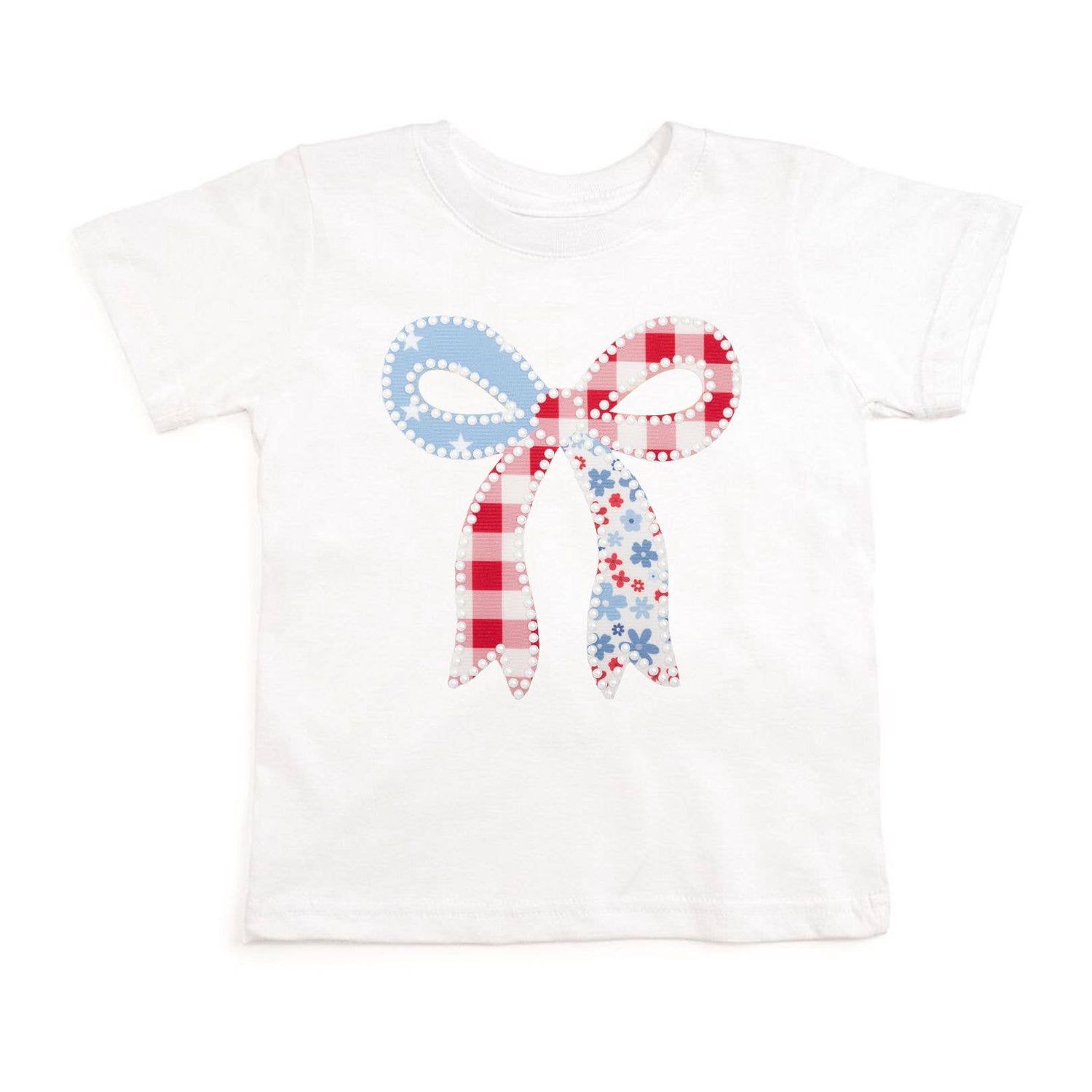 Patchwork Bow T-Shirt