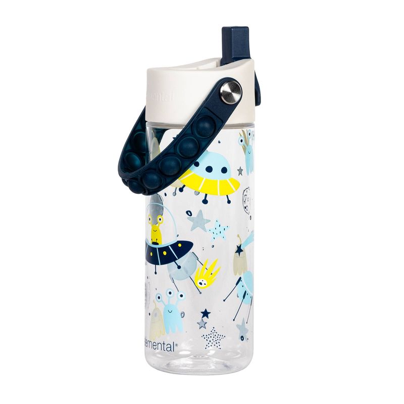 Splash Pop Fidget Handle Bottle 18oz | Alien Invasion