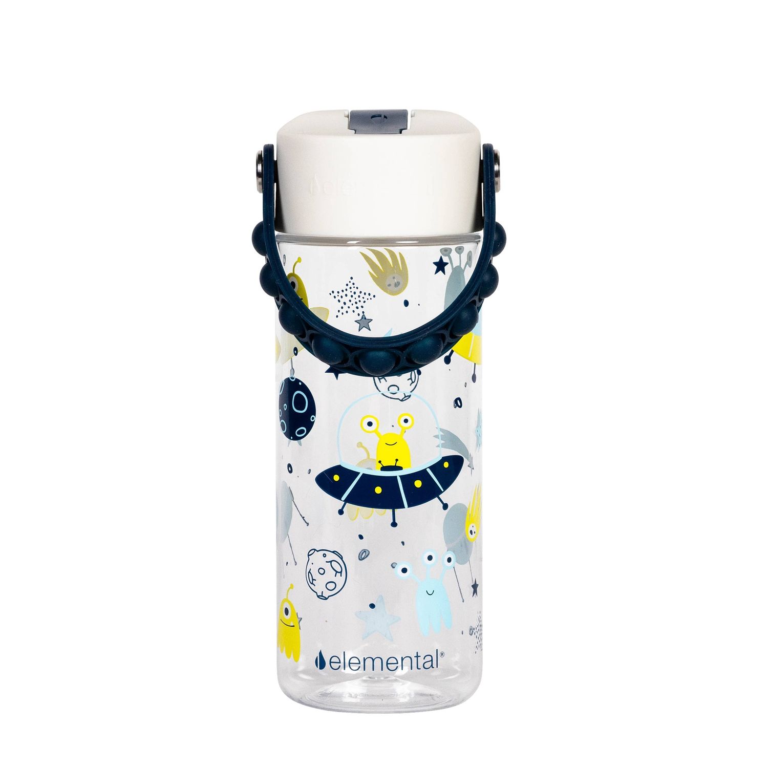 Splash Pop Fidget Handle Bottle 18oz | Alien Invasion