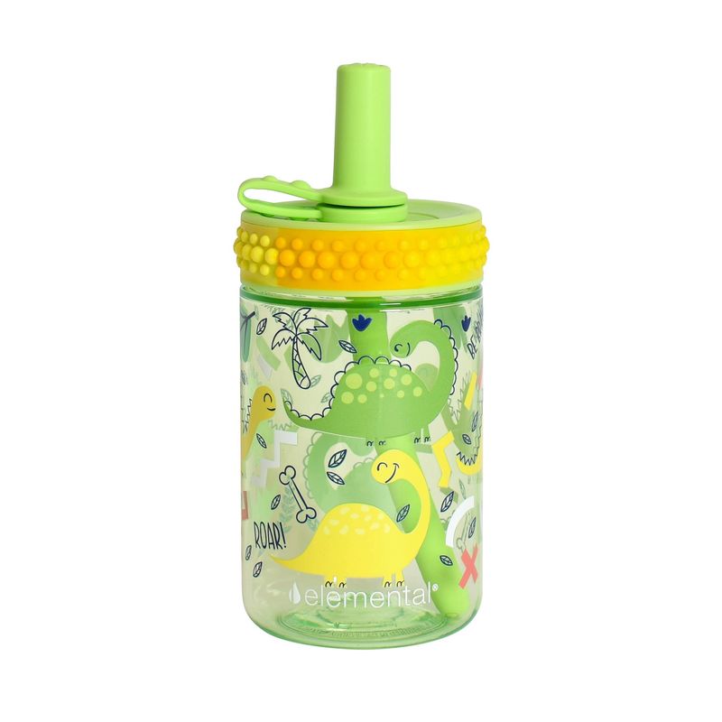 Totsy Bubble Cup 12oz | Green Dino