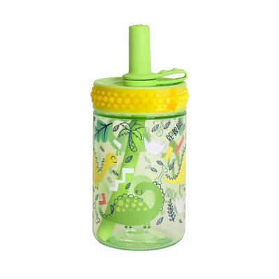 Totsy Bubble Cup 12oz | Green Dino