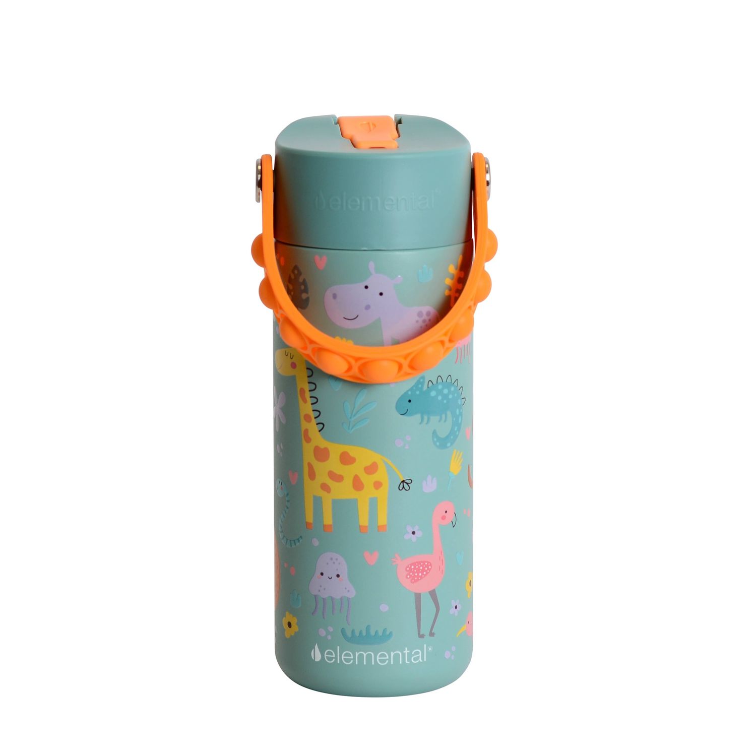 Core Insulated Pop Fidget Handle Bottle 18oz | Safari