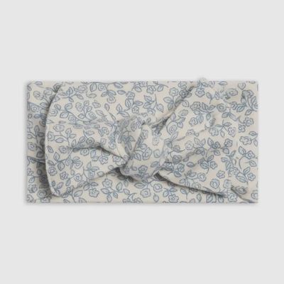 Knot Bow Wrap | Narelle Floral - Ivory + Sea