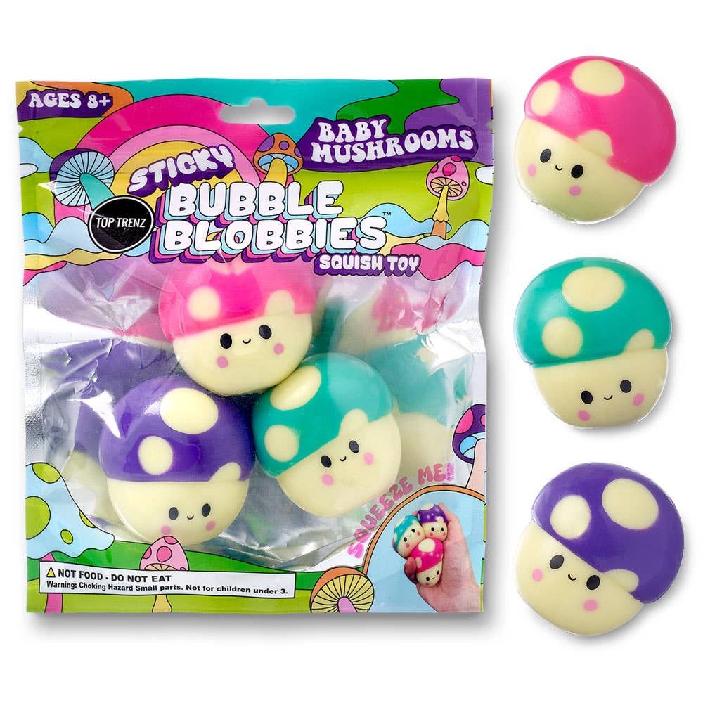 Sticky Bubble Blobbies | Baby Mushrooms