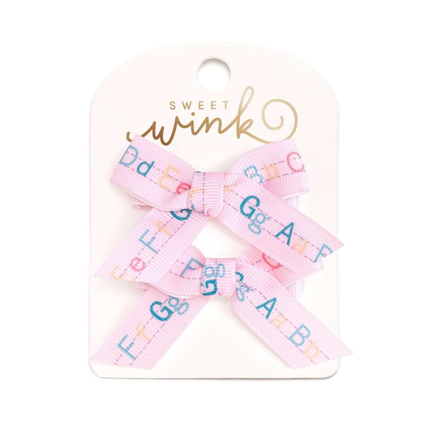 Alphabet Bows Clip Set | Back To School | Hair Clips