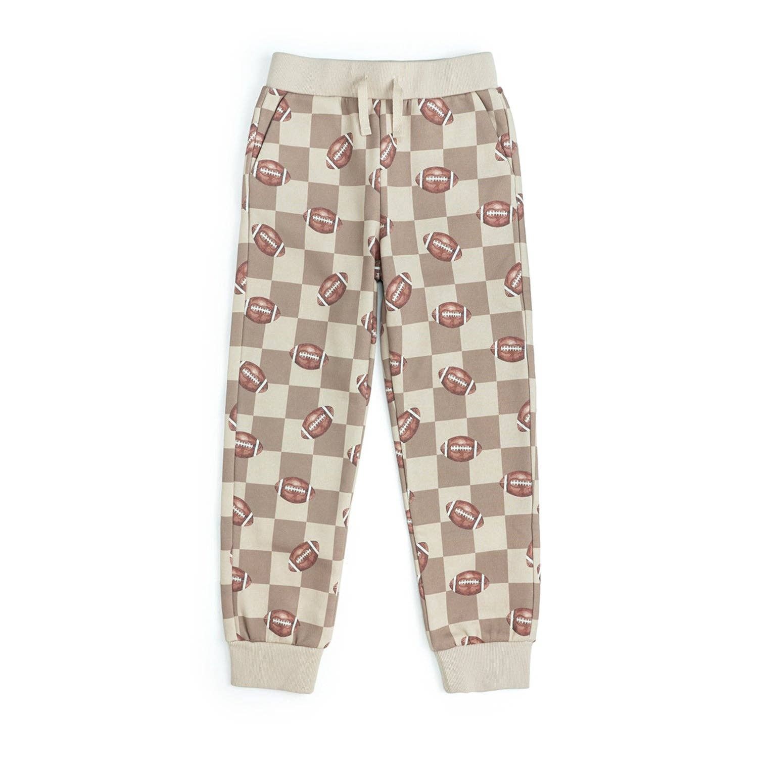 Football Checkered Jogger | Game Day