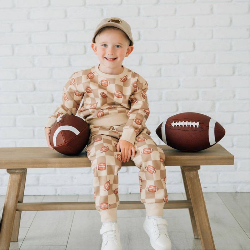 Football Checkered Jogger | Game Day