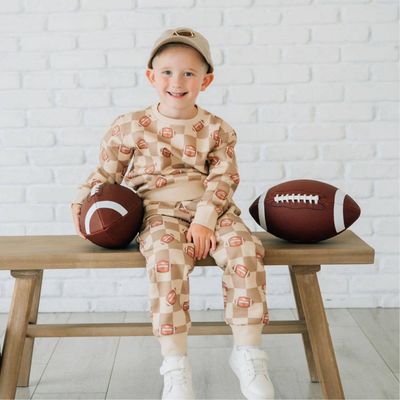 Football Checkered Jogger | Game Day