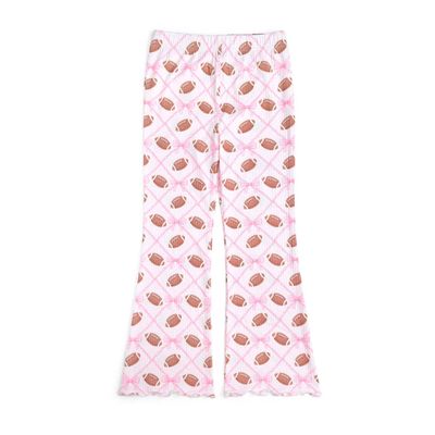Football Trellis Flare Legging | Game Day