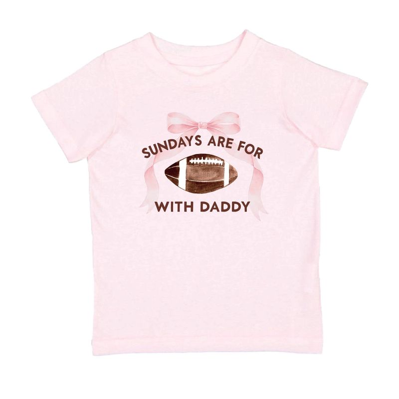 Sundays Are For Football Short Sleeve T-Shirt | PINK