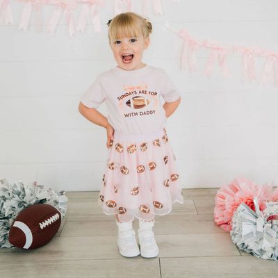 Sundays Are For Football Short Sleeve T-Shirt | PINK