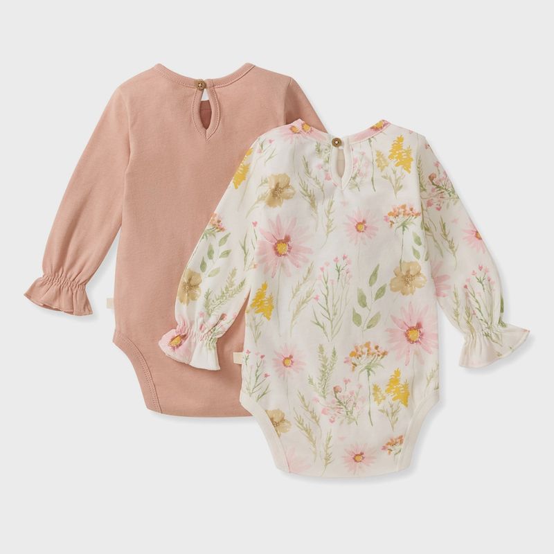 2 Pack Wild Floral Bodysuits