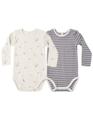 Ribbed Bodysuit 2PK | Slate, Celestial