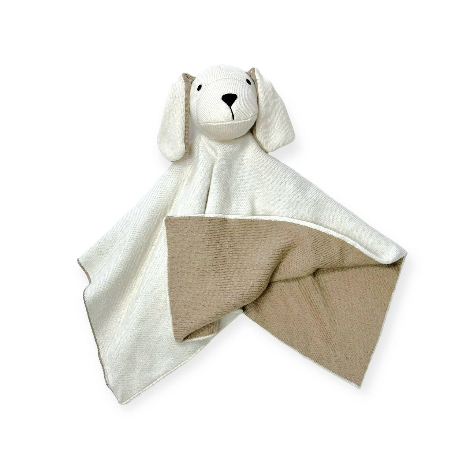Puppy Dog | Organic Lovey-Cuddle Cloth, Color: Natural