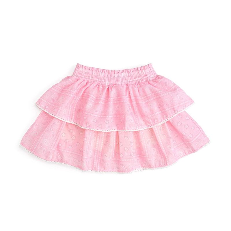 Pink Bandana Western Skort