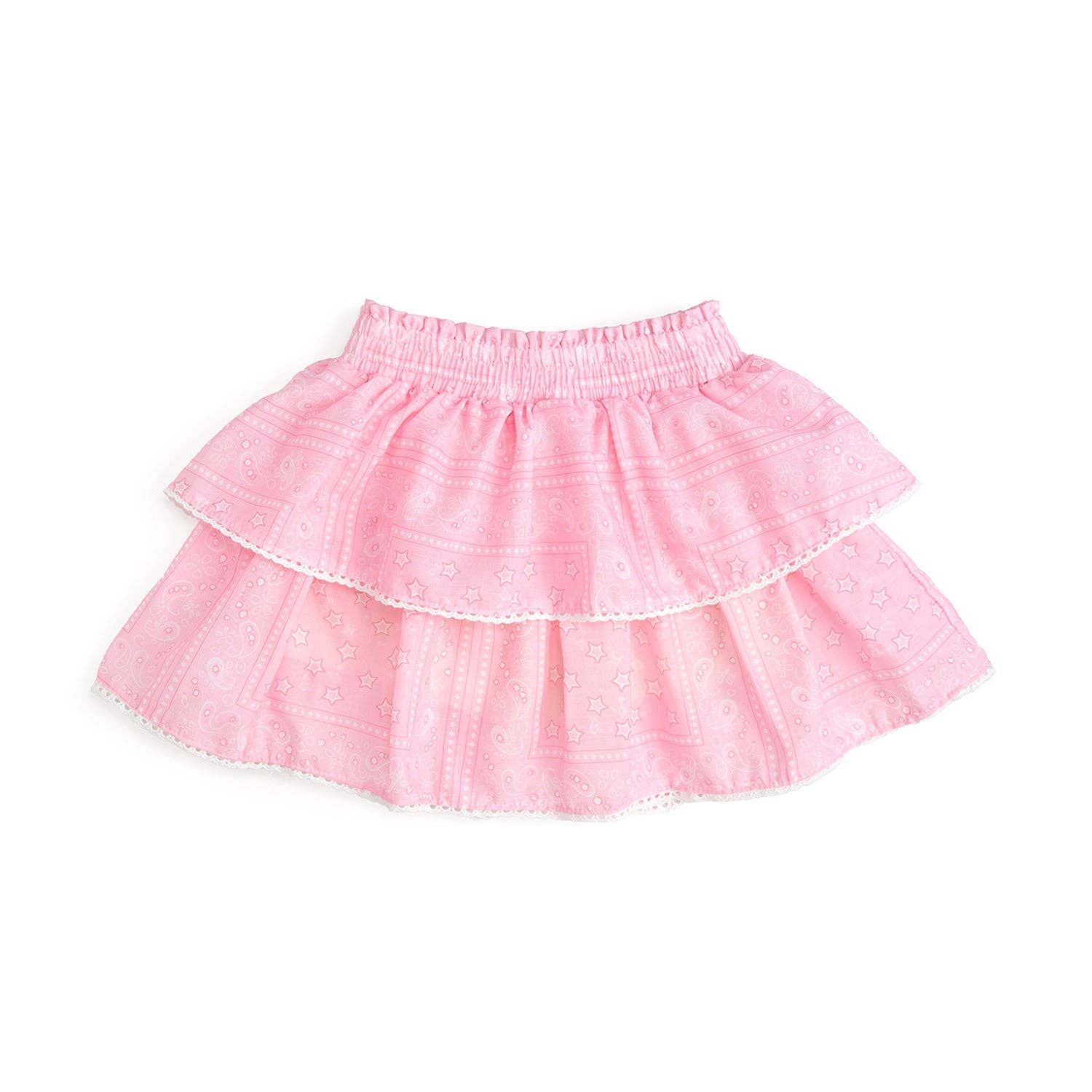 Pink Bandana Western Skort, Size: 2T