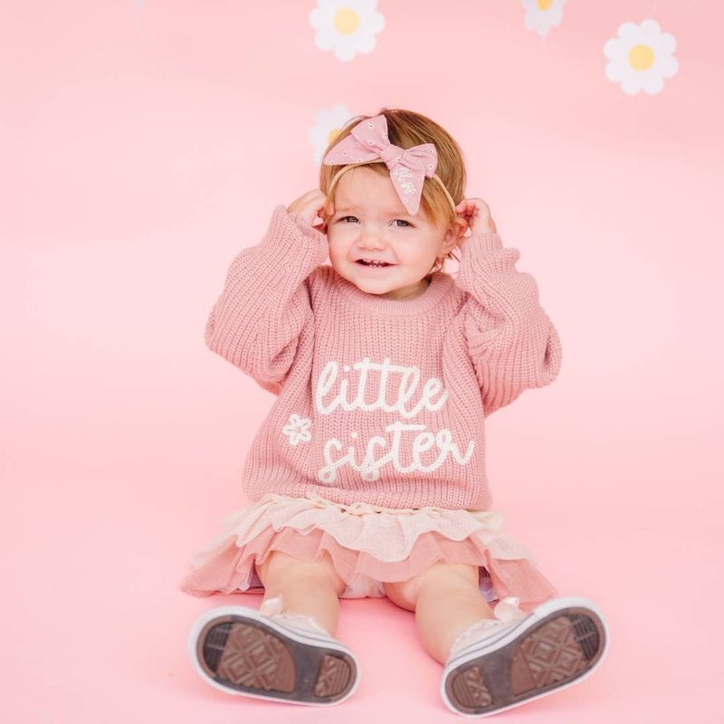Lil Sis Bow Baby Headband | Family Fun