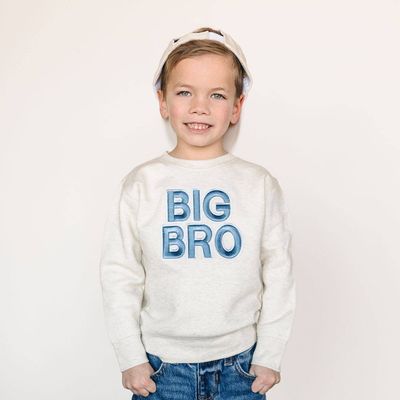 Big Bro Embroidered Patch Sweatshirt