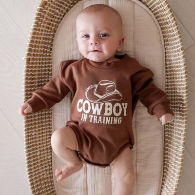 Cowboy In Training Western Romper