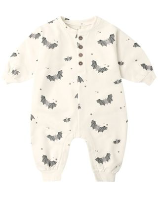 RELAXED FLEECE JUMPSUIT BABY BATS