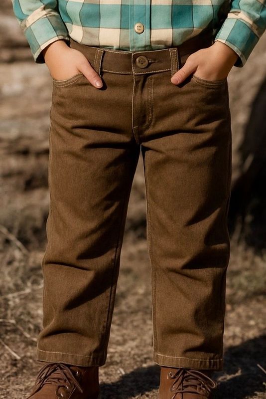 Denny Straight Jeans | Brown