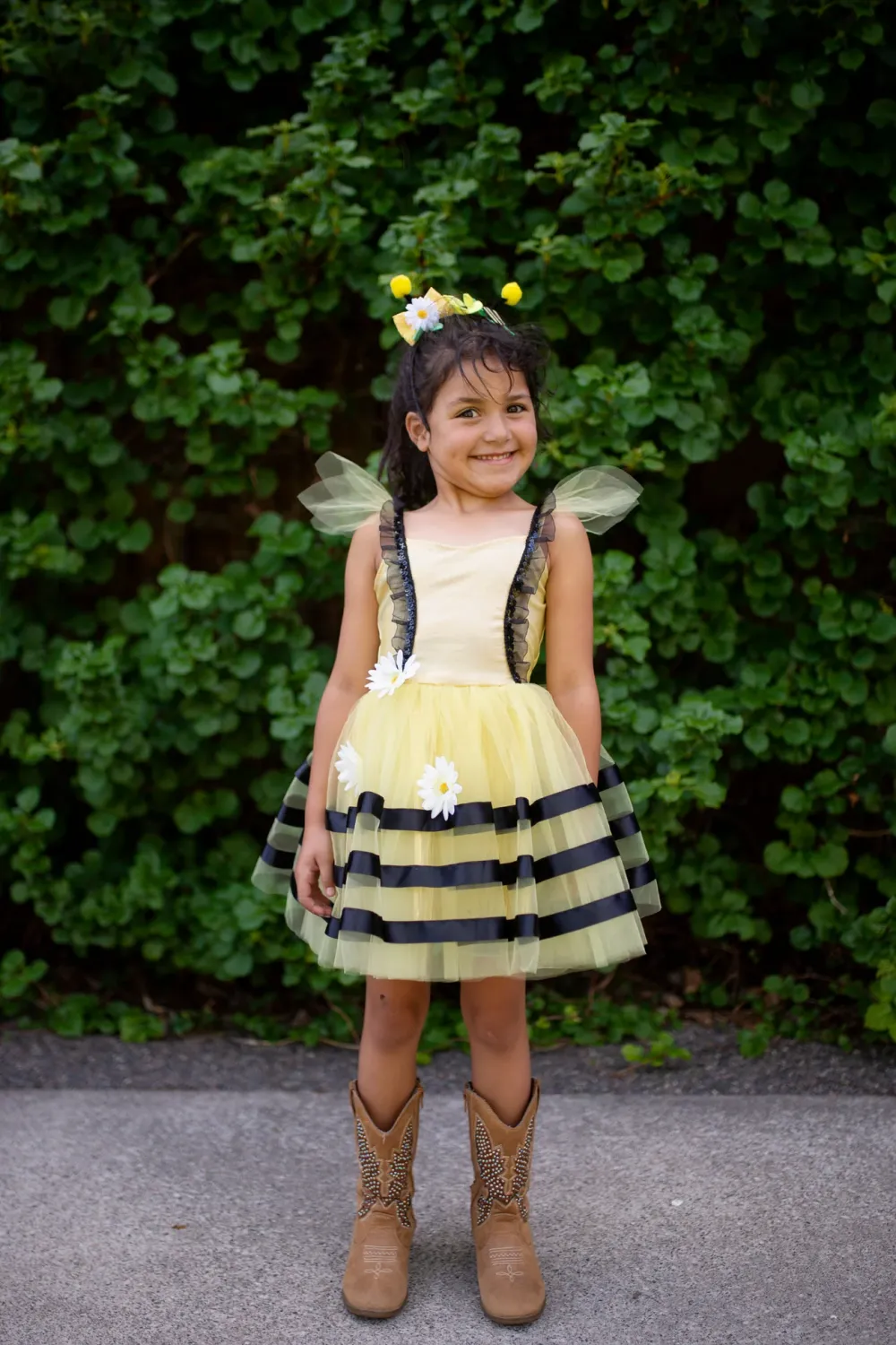 Bumble Bee Dress &amp; Headband