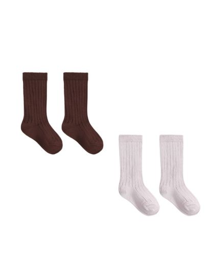 SOCKS SET BLACK CHERRY, LILAC MIST