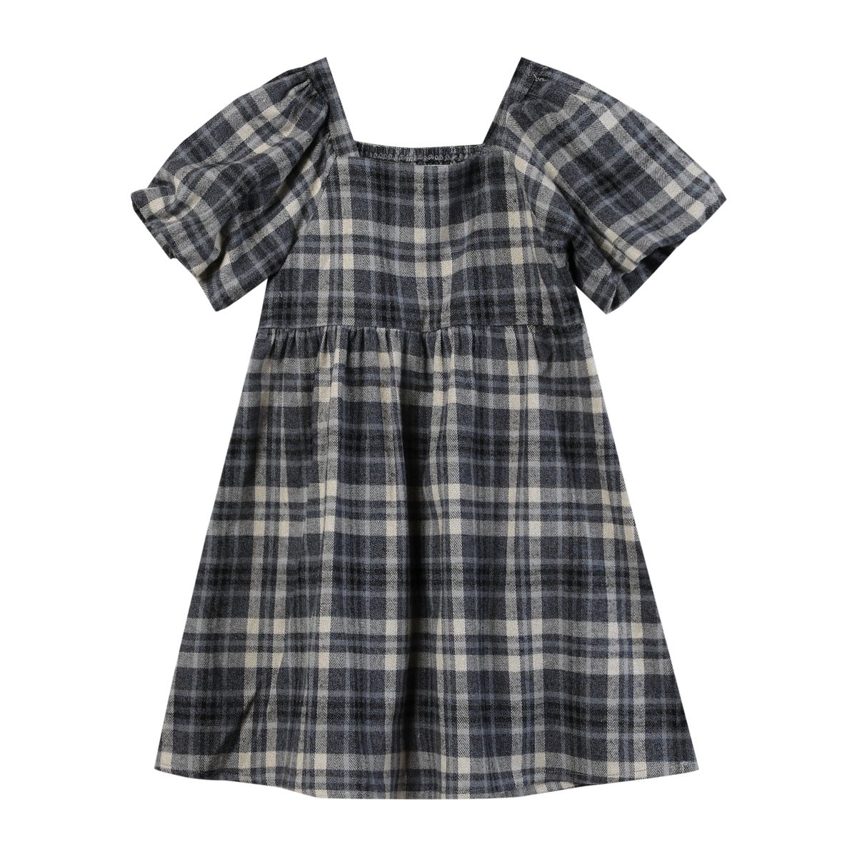 Lulu Dress | Navy Plaid
