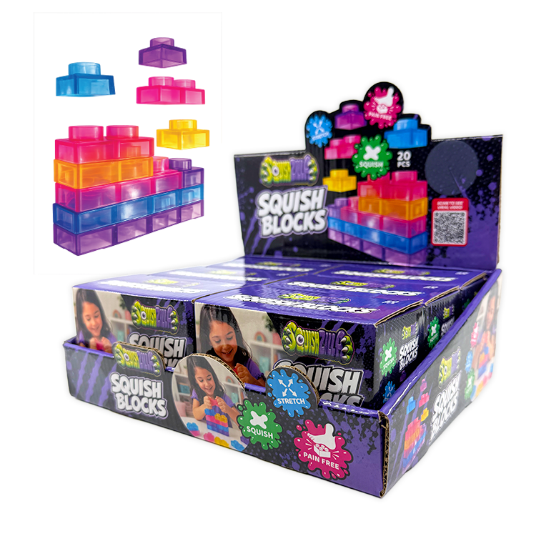 Fun Doh Squish Blocks Building Fidget Sensory Toy