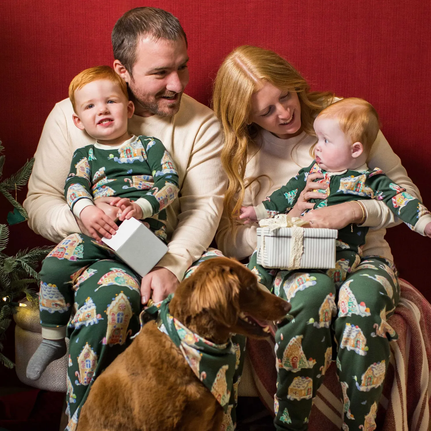 Gingerbread Houses Organic Cotton FAMILY PJs