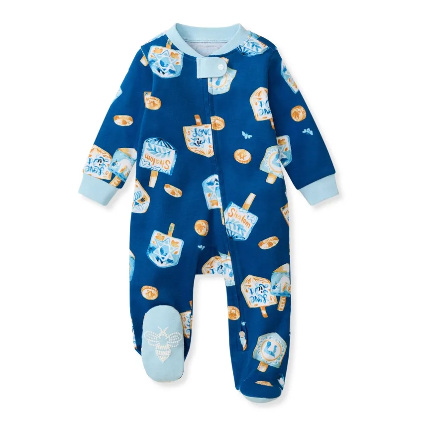 Dreidel, Dreidel, Dredel Organic Cotton Sleeper