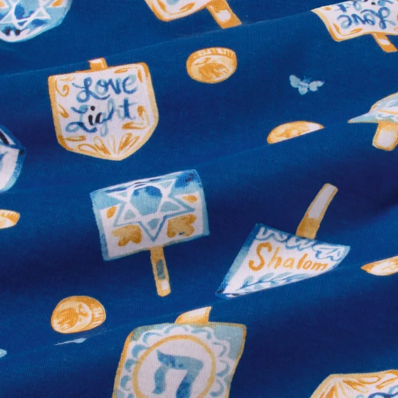 Dreidel, Dreidel, Dredel Organic Cotton Sleeper