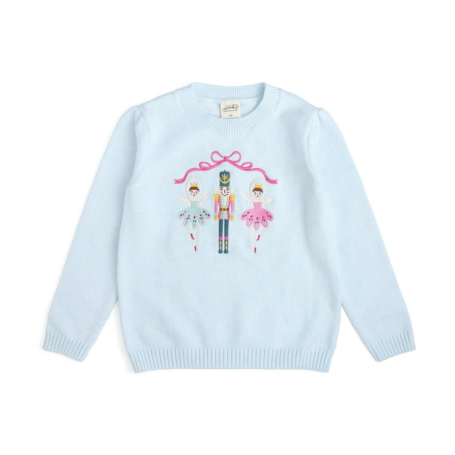 Nutcracker Embroidered Christmas Sweater, Size: 2T