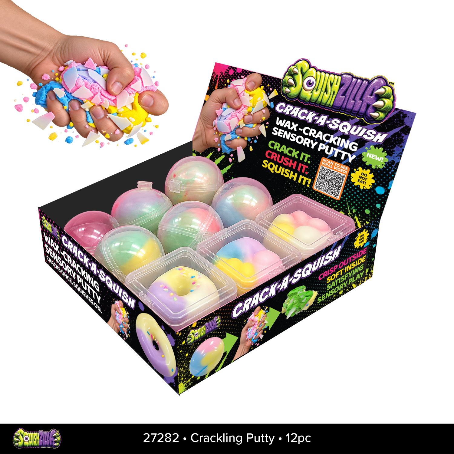 Fun Doh Wax-Cracking Sensory Colorful Putty