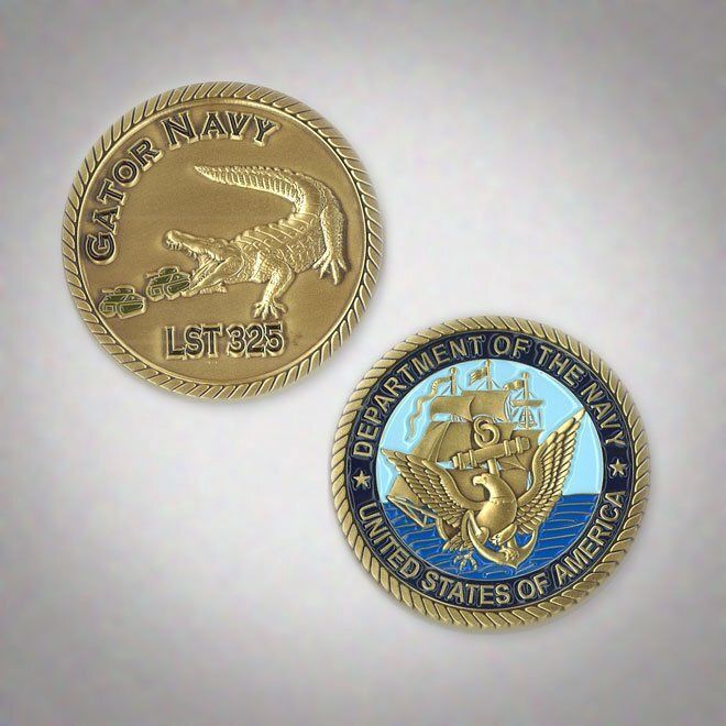Challenge Coin Gator Navy