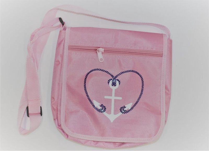 Pink Messenger Bag