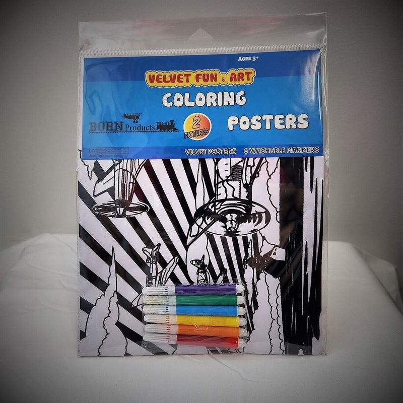 Velvet Coloring Set #1