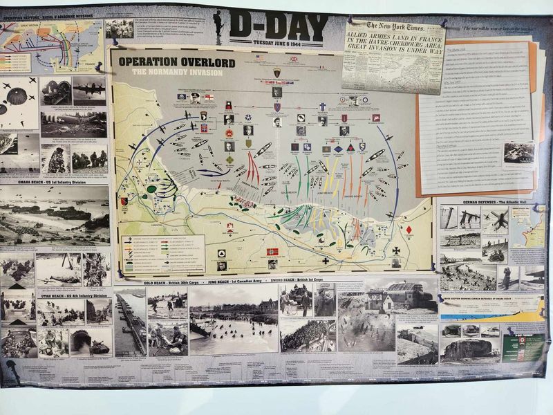 D-Day Poster Rolled &amp; Sleeved