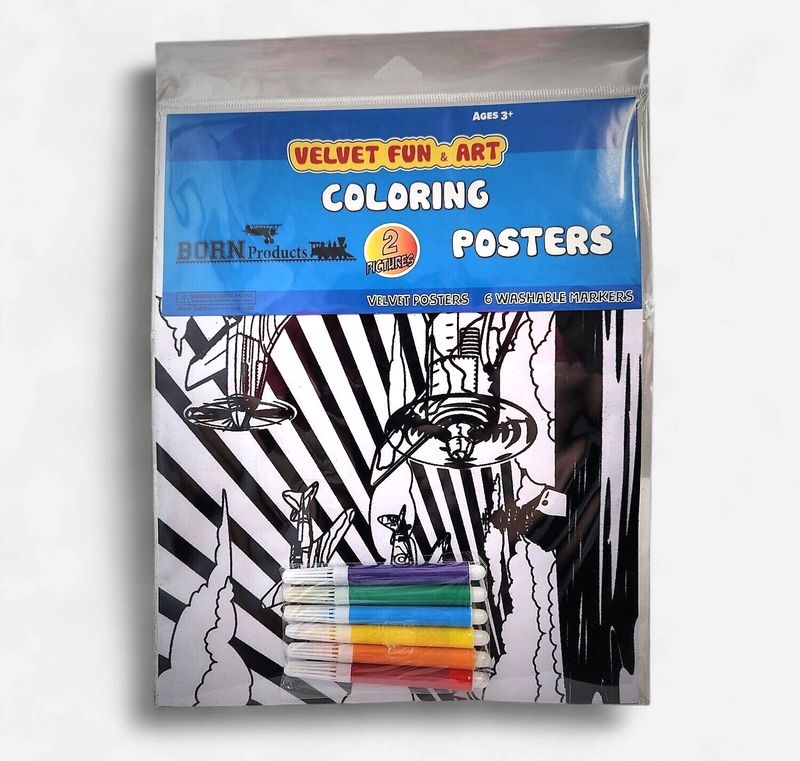 Velvet Coloring Set #1