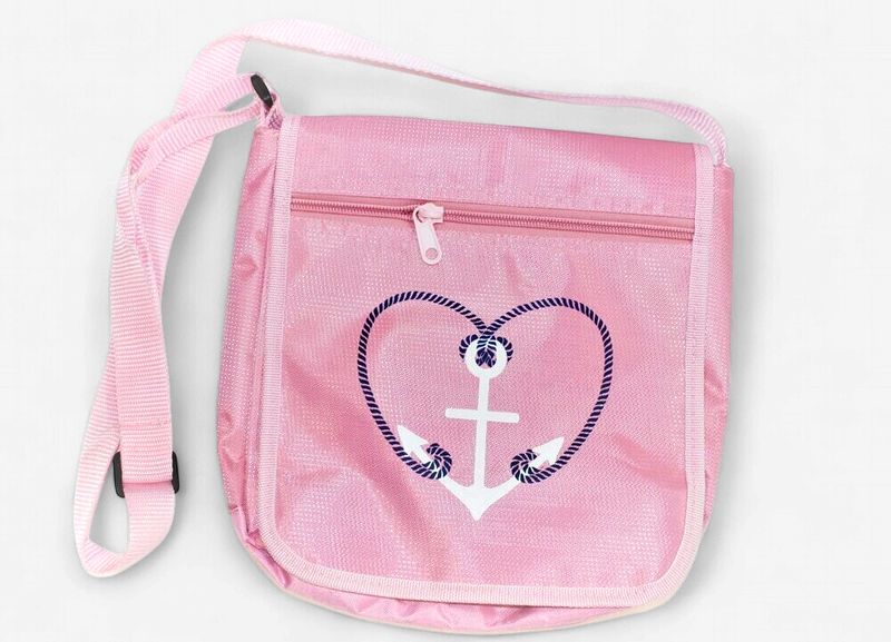 Pink Messenger Bag