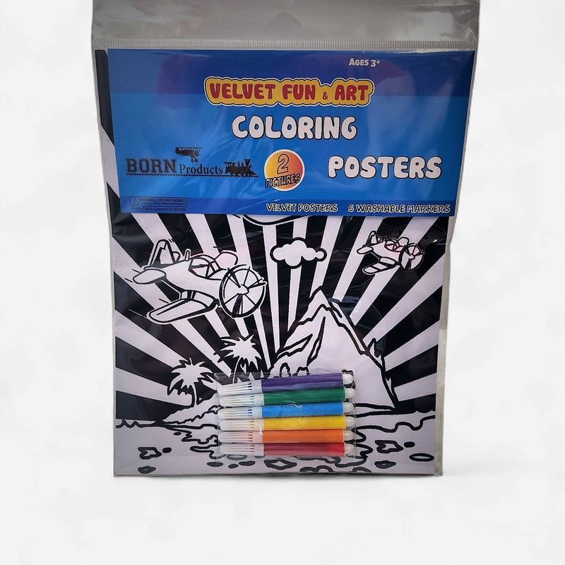 Velvet Coloring Set #2