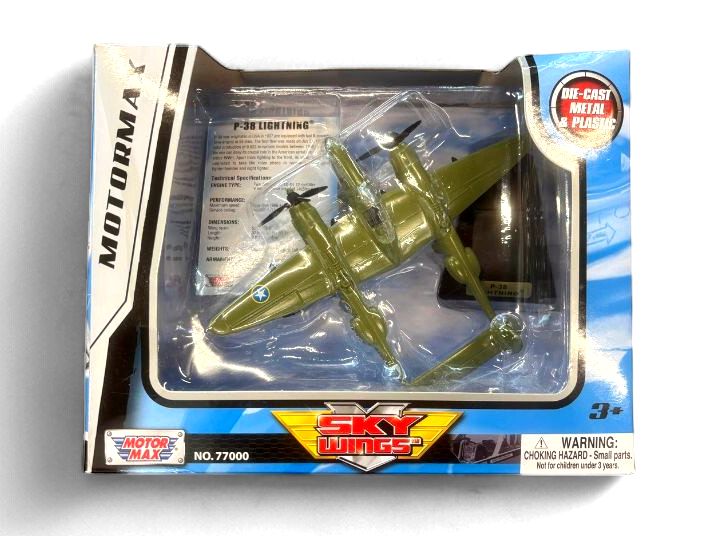 P-38 Die Cast Plane 6"