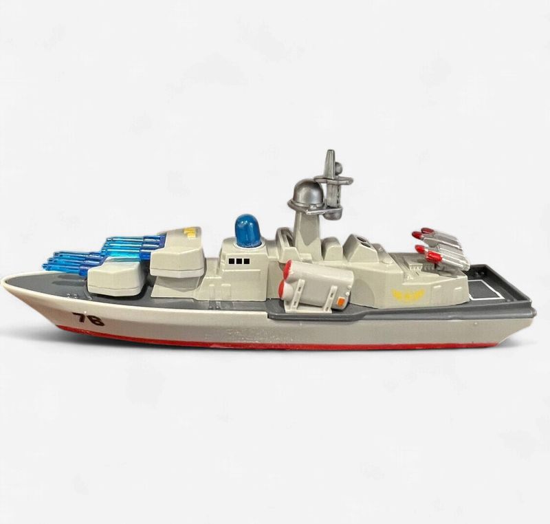 Navy Warship Pullback