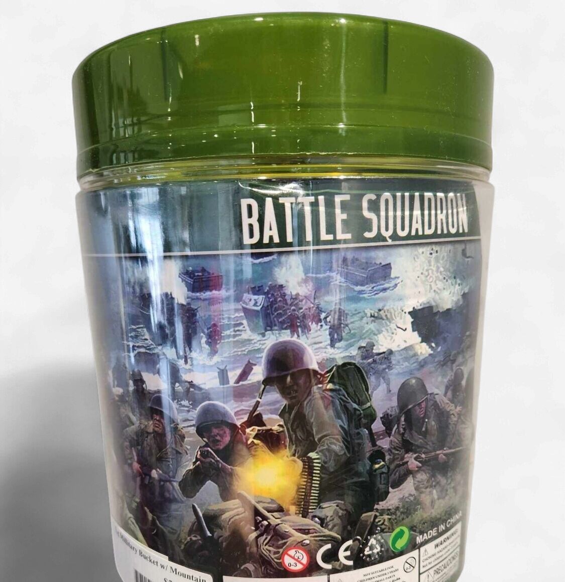 Lg Military Bucket w/ Mountain