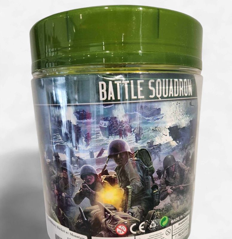 Lg Military Bucket w/ Mountain