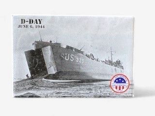 D-Day LST 325 Battleship Magnet