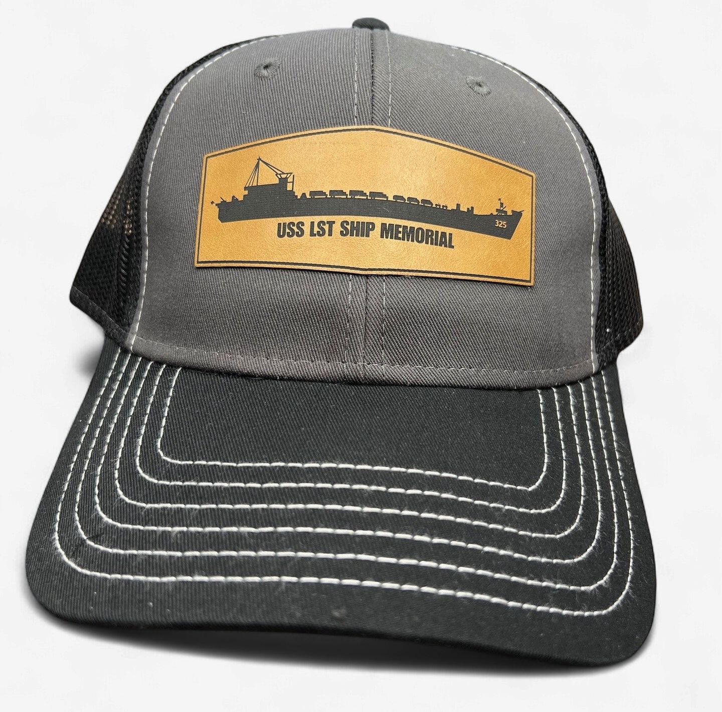 Leather Patch Cap Dark