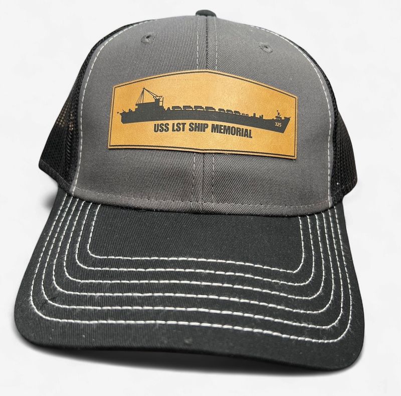 Leather Patch Cap Dark